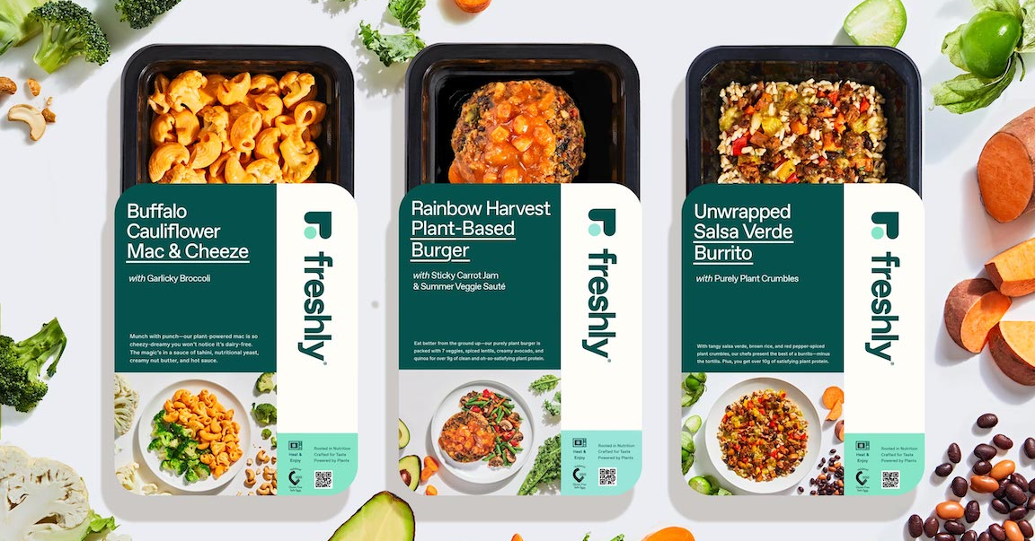 Freshly Introduces Purely Plant-Its First-Ever Plant-Based Meals Line, Freshly