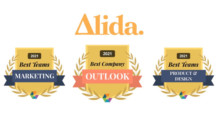 Alida Wins 2021 Comparably Awards for Best Company Outlook, Best Marketing and Product Teams