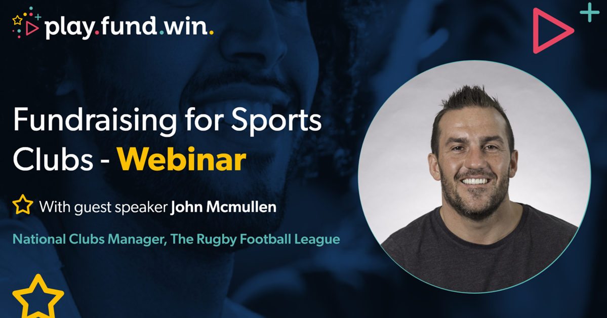 🌐 Fundraising for Sports Clubs Webinar, Play Fund Win