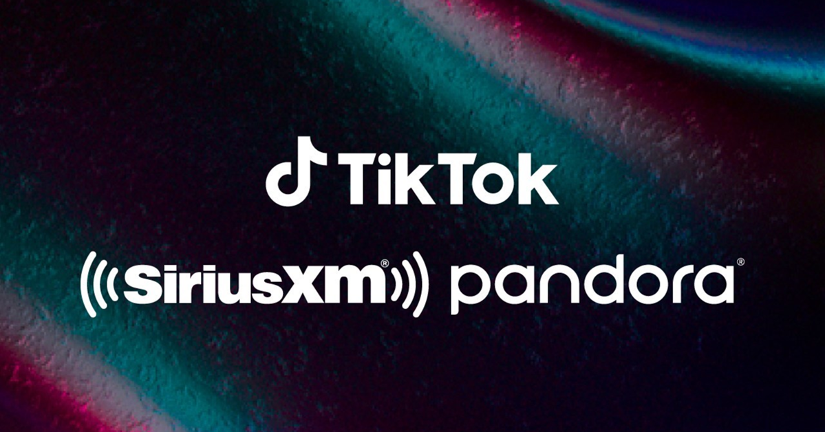TikTok and SiriusXM to Create Exclusive Audio Experiences including SiriusXM Music Channel and Pandora Playlists, SiriusXM